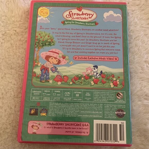 SPRING for strawberry shortcake DVD Movie‎ - Picture 2 of 4